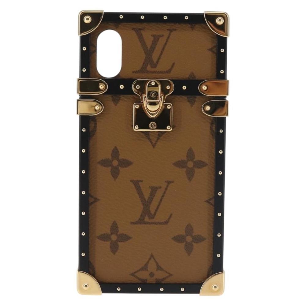 LOUIS VUITTON Reverse iPhoneX/iPhoneXS Eye Trunk iPhone Case M62619 Auth BA6432 - Picture 13 of 16